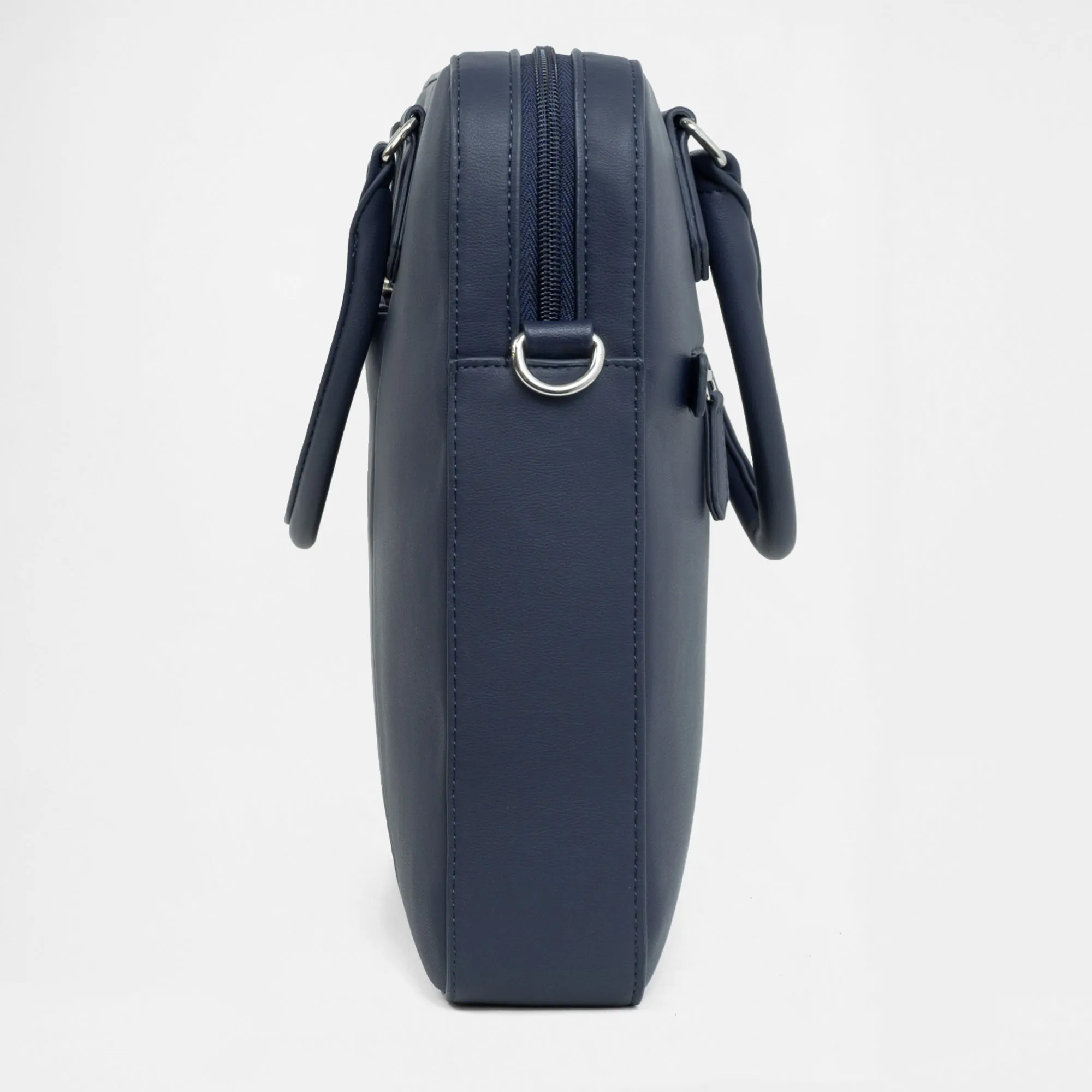 Berlin Compact Laptop Bag - Navy