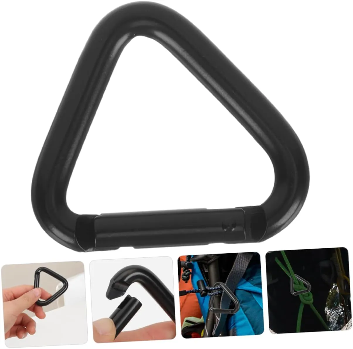 BESPORTBLE Carabiner Hooks Heavy Duty Hook Climbing Buckle Triangle Buckle Mountain Climbing Clips Buckles Aluminum