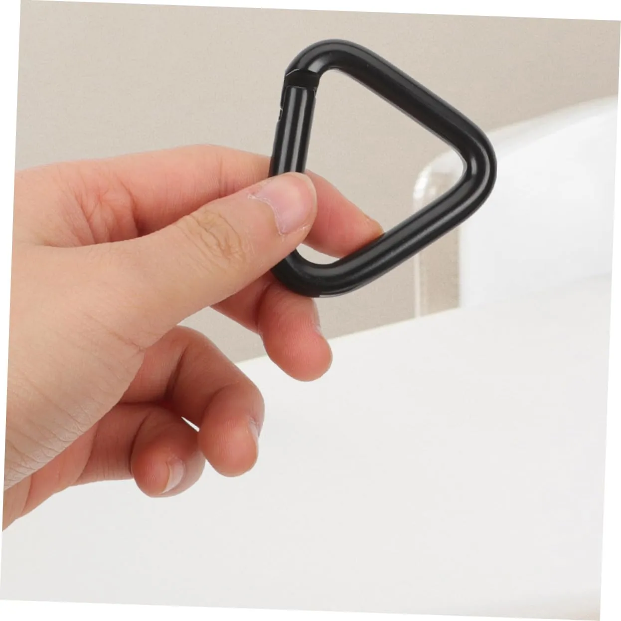 BESPORTBLE Carabiner Hooks Heavy Duty Hook Climbing Buckle Triangle Buckle Mountain Climbing Clips Buckles Aluminum