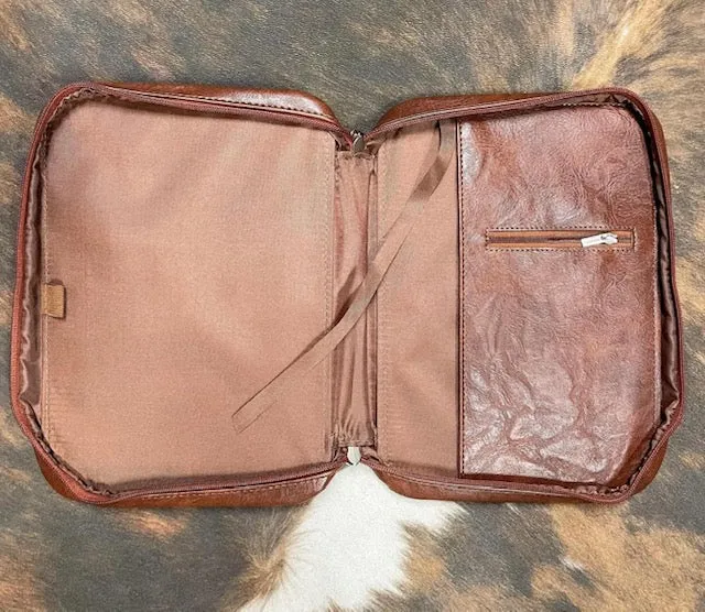 Bible Leather Cover Cow Print