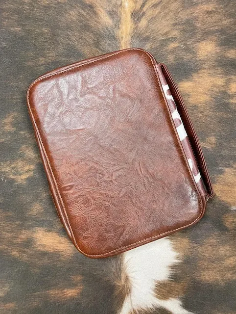 Bible Leather Cover Cow Print
