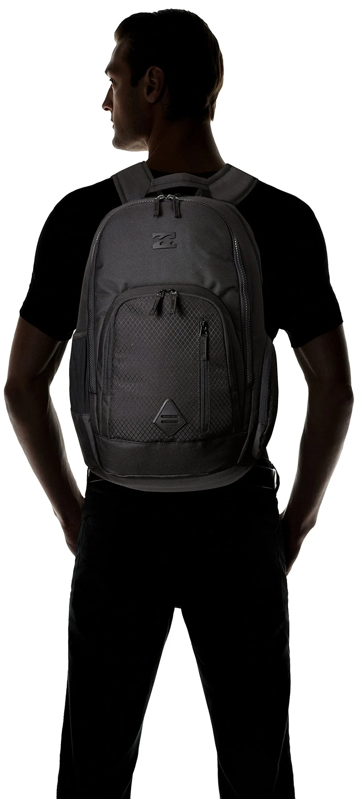 Billabong Men's Classic School Command Backpack, Stealth Black, One Size