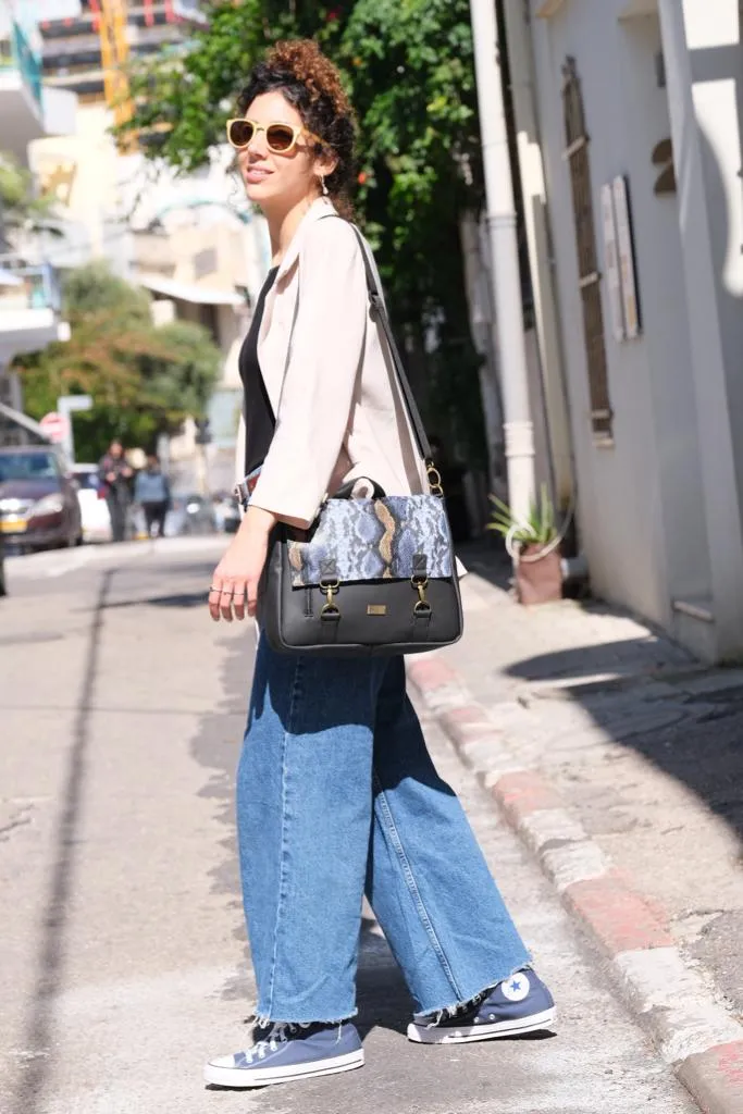 Black 'Jaffa' Backpack/Side Bag