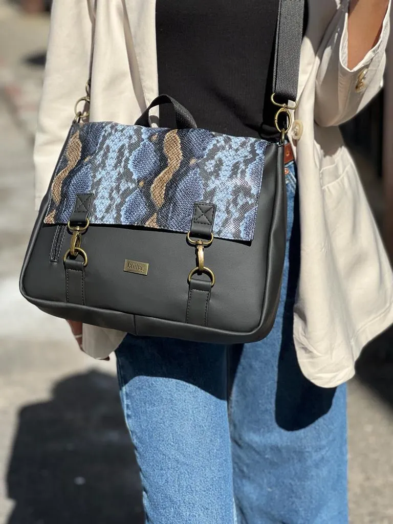 Black 'Jaffa' Backpack/Side Bag
