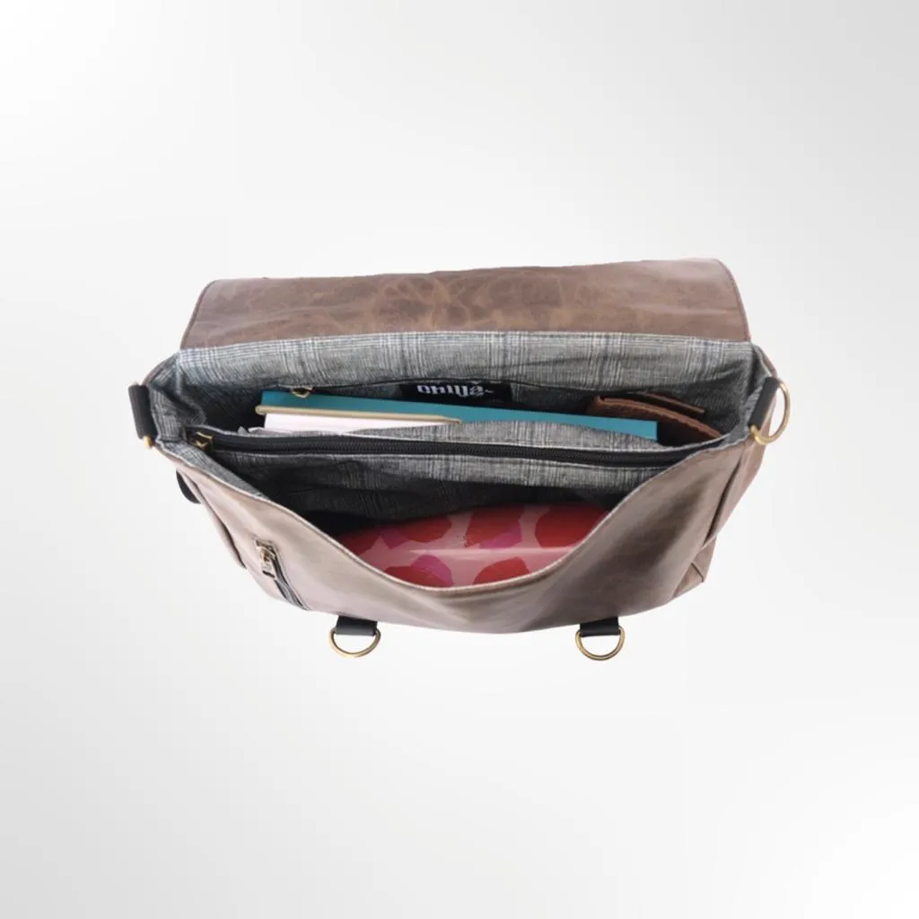 Black 'Jaffa' Backpack/Side Bag
