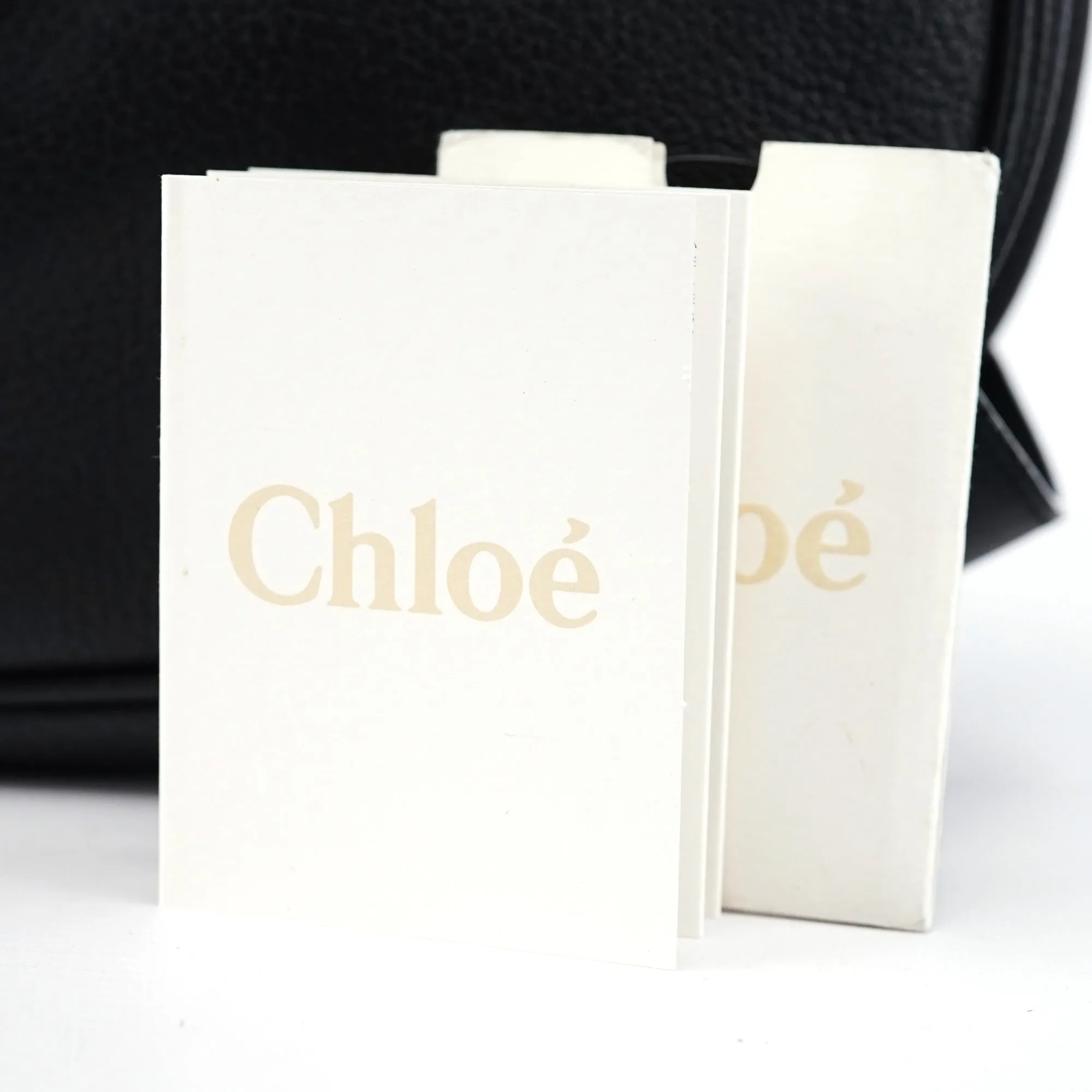 Black Leather C Shoulder Bag