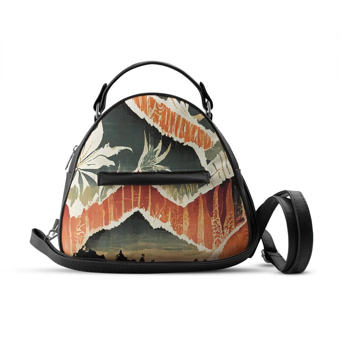 Black Mini Voyage Backpack Pattern