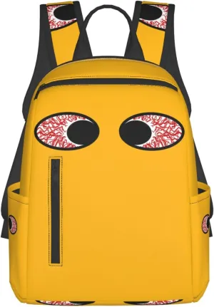 Bloodshot Eyeball Eyes To Eyes Casual Backpacks Large Capacity Laptop Backpack Sports Rucksack Travel Daypack Adjustable Shoulder Strap Work Bag for Outdoor Camping
