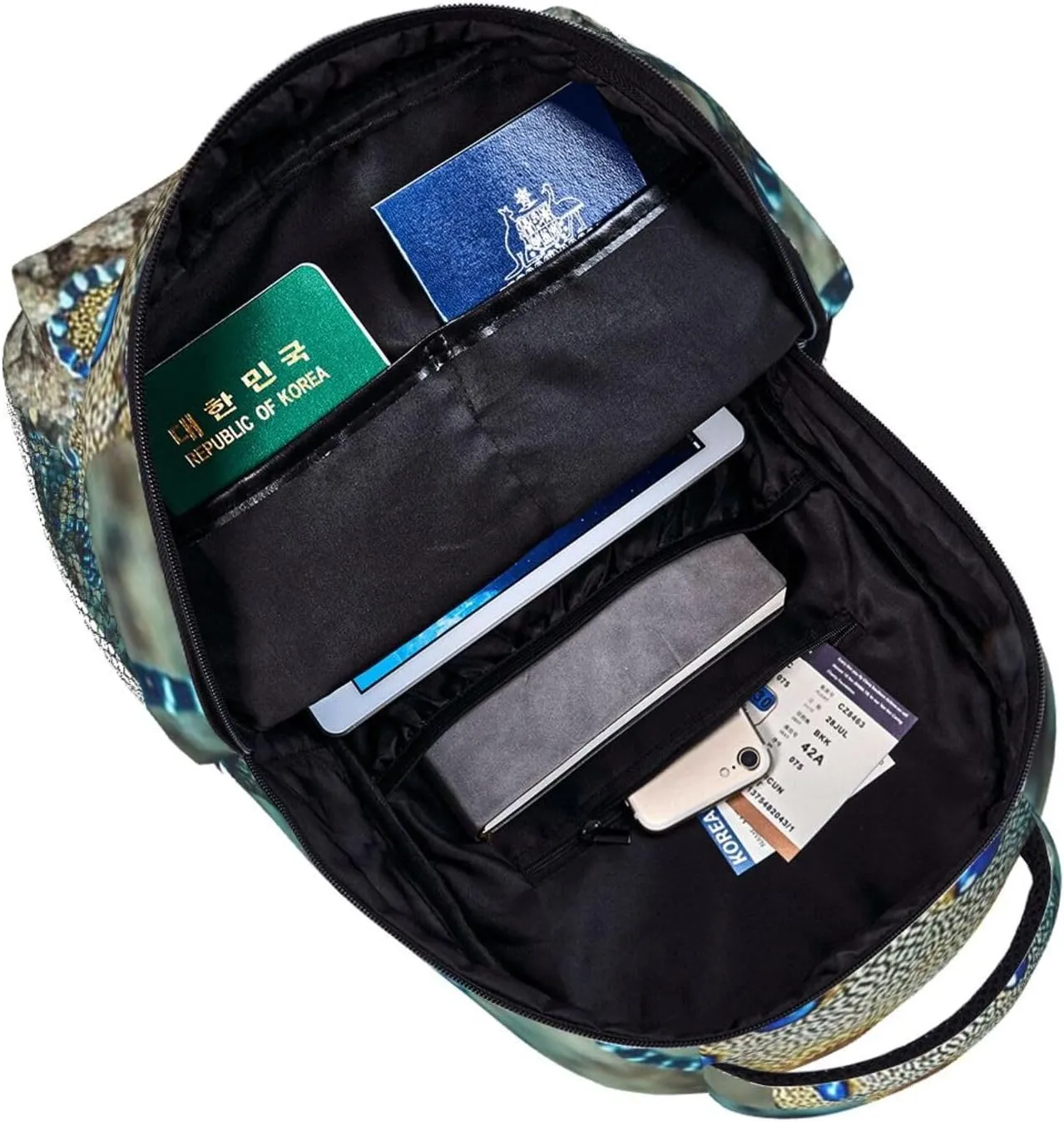 Blue Ringed Octopus5 Backpack for Men Women Casual Daypack Laptop Backpack Computer Bag Travel Laptop Bag