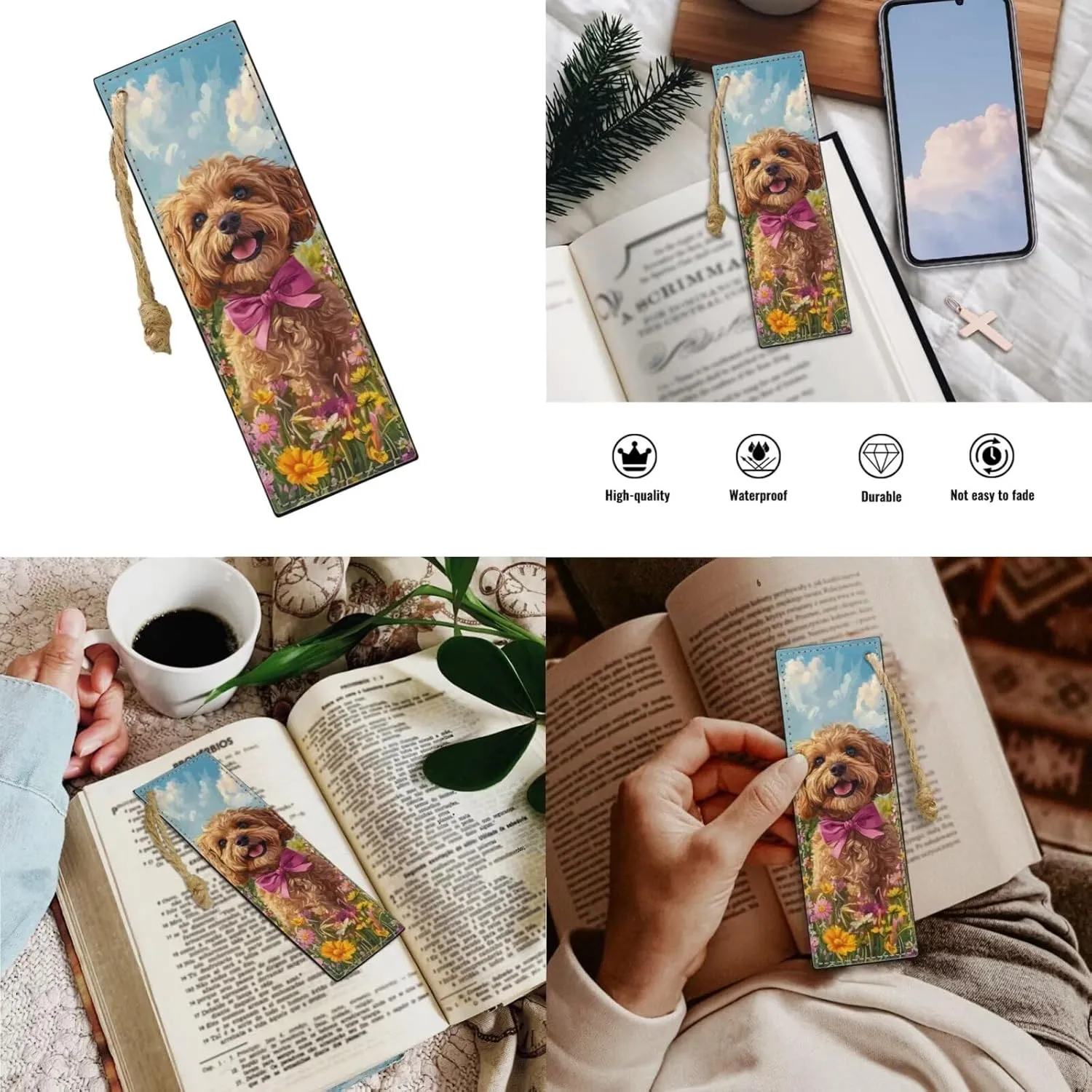 Blue Sky Dog Bookbag for Girls Kids Backpack and Lunch Box Set 2 Piece Bookmarks and Novelty Pencil Box 4 in 1 Sets Boys 7th Grade School Bag with Compartment Soft Back Packs