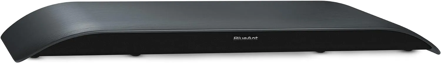 BlueAnt Soundblade Under Monitor Soundbar, Powerful 120 watt, 2.1 Channel USB-C, Bluetooth 5.3 Desktop Speaker for PC, Mac for Streaming Content, Music and Gaming. (Charcoal)