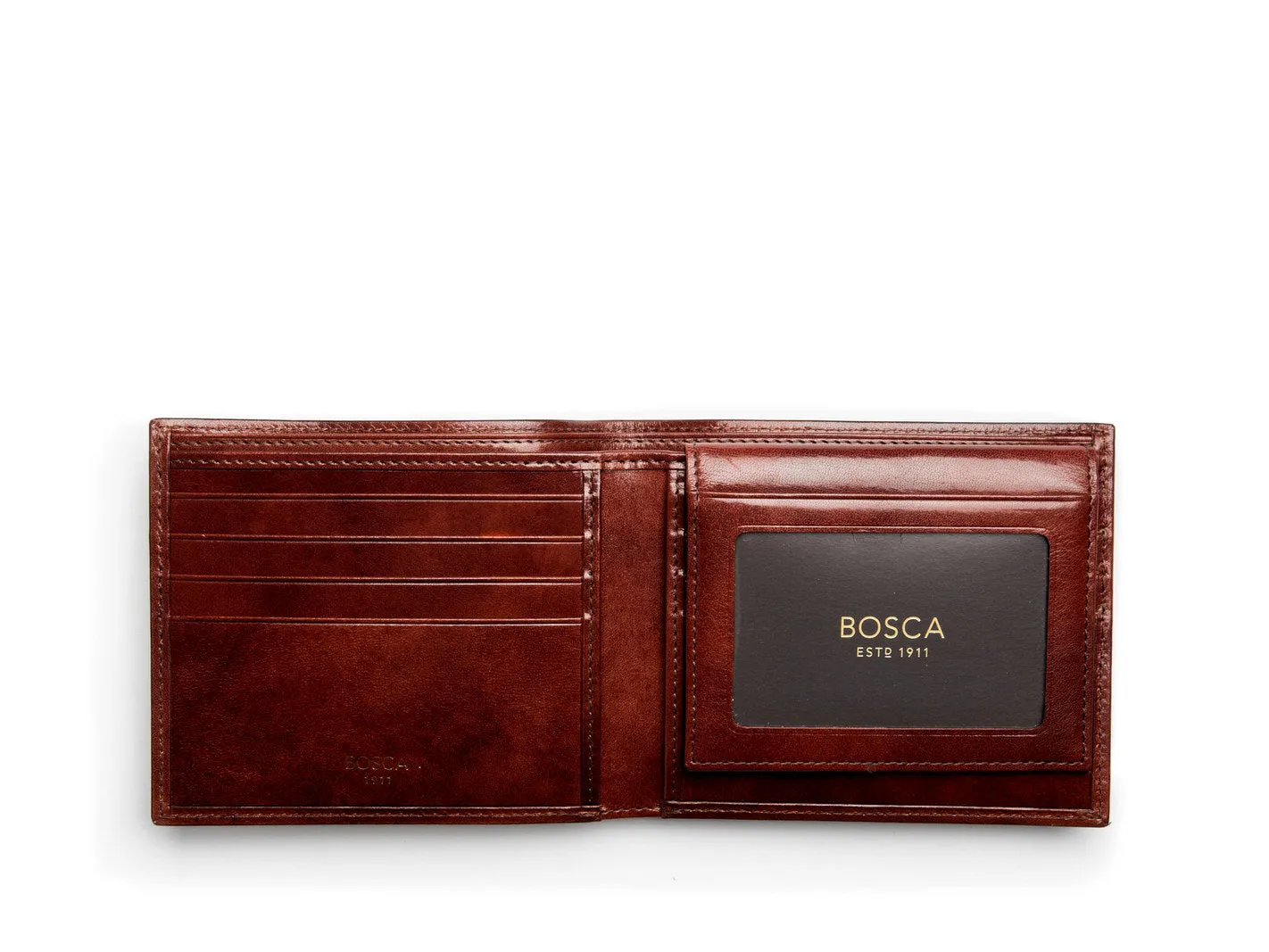 Bosca Men's Old Leather Collection - Credit Wallet w/ I.D. Passcase