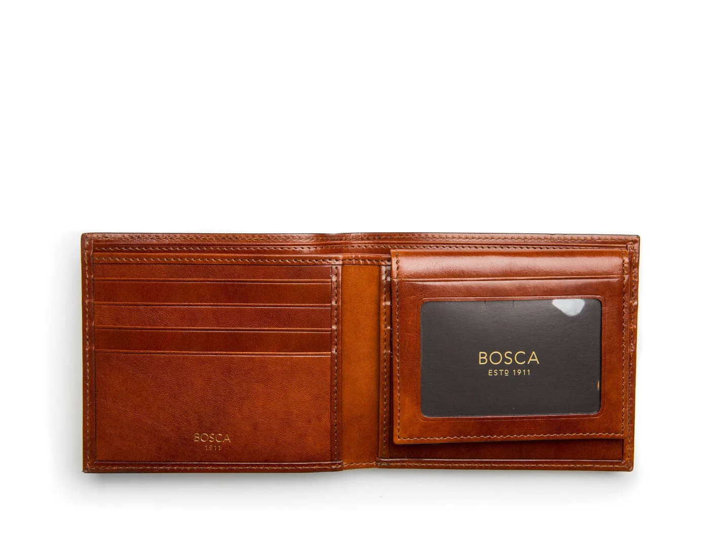 Bosca Men's Old Leather Collection - Credit Wallet w/ I.D. Passcase