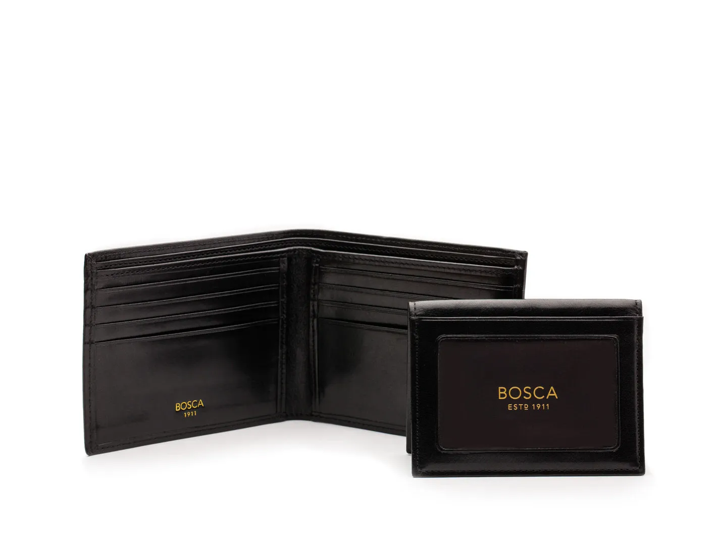 Bosca Men's Old Leather Collection - Credit Wallet w/ I.D. Passcase