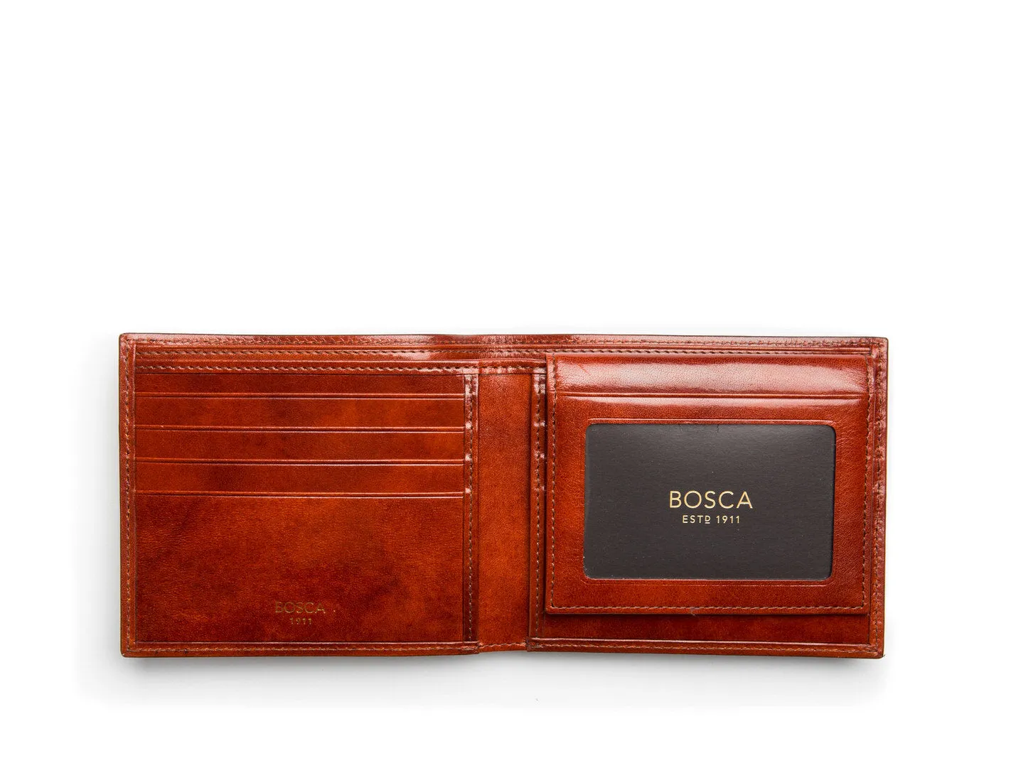 Bosca Men's Old Leather Collection - Credit Wallet w/ I.D. Passcase
