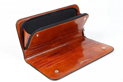 Bosca Old Leather Large Snap Clutch