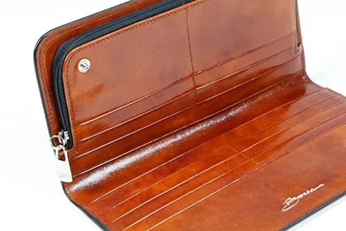 Bosca Old Leather Large Snap Clutch