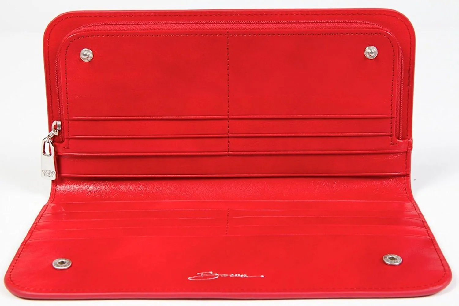 Bosca Old Leather Large Snap Clutch