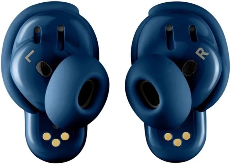 Bose QuietComfort Ultra Bluetooth Earbuds, Wireless Earbuds with Spatial Audio and World-Class Active Noise Cancellation, Deep Bass, Up to 6 Hours of Playtime, Lunar Blue - Limited Edition Color
