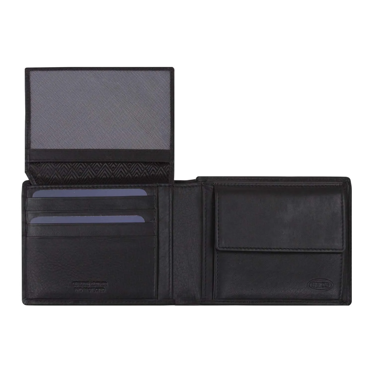 Bric's Men's Cervino Nappa Leather Wallet with Transparent Flap