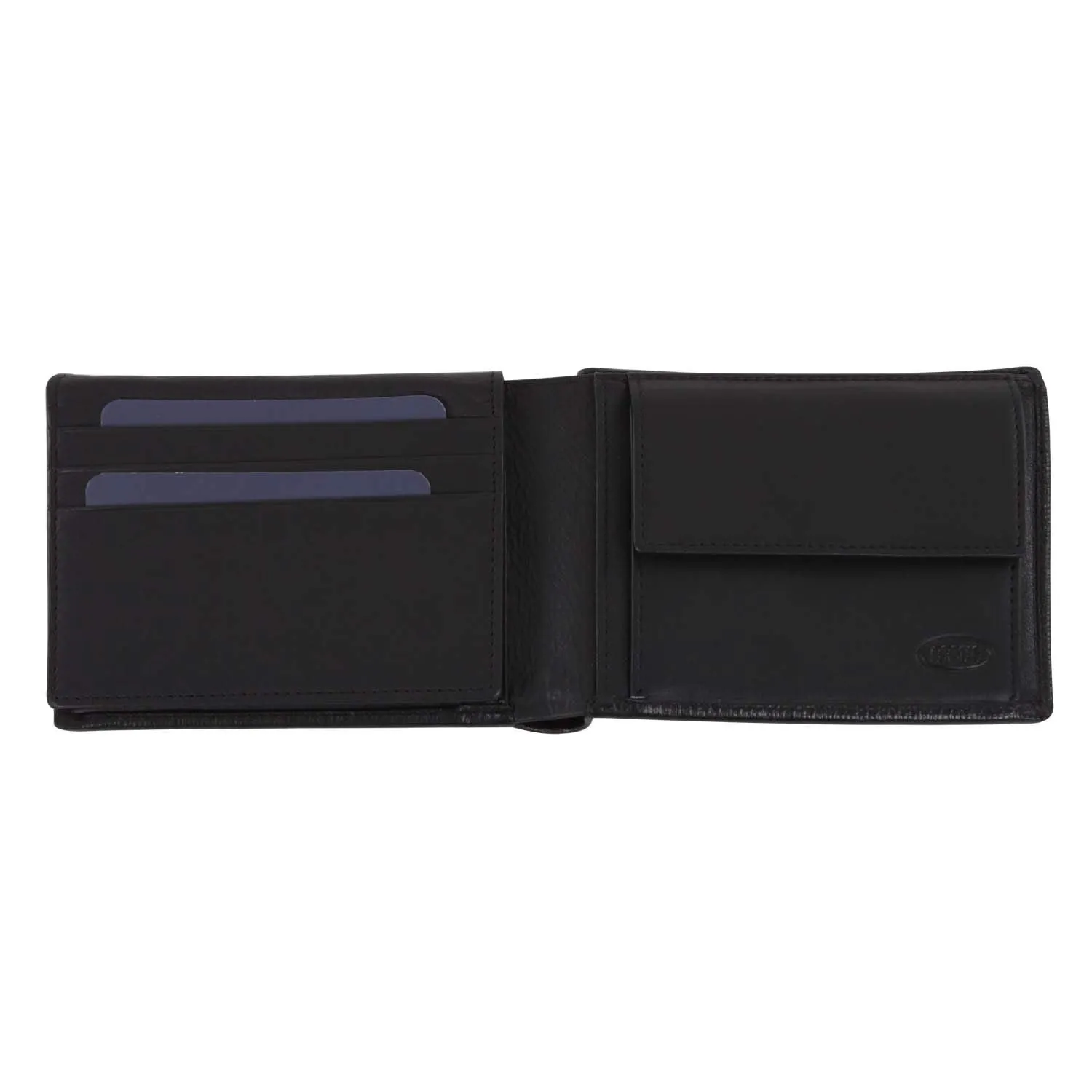 Bric's Men's Cervino Nappa Leather Wallet with Transparent Flap