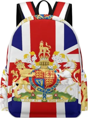 British Flag United Kingdom UK Backpack for Mens Womens Shoulder Backpacks Travel Bag Laptop 16.5x11.8x5.9in