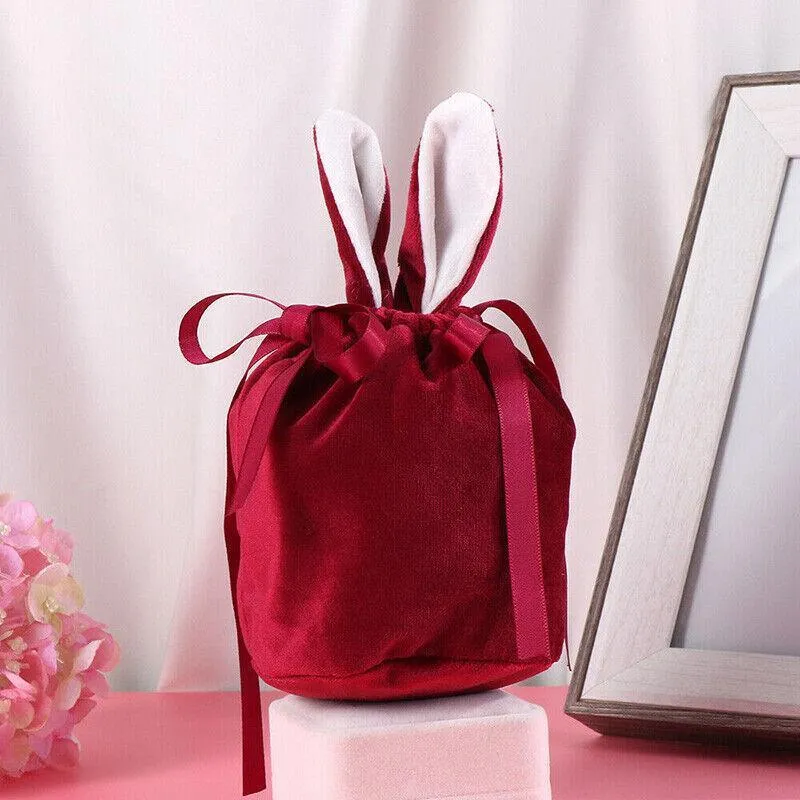 Bunny Ears Candy Bags 1PC 4Colours Flannelette L/S