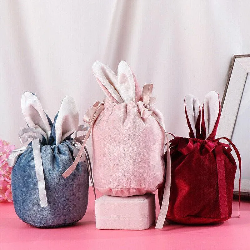 Bunny Ears Candy Bags 1PC 4Colours Flannelette L/S