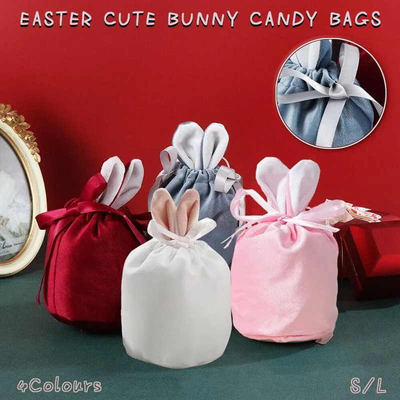 Bunny Ears Candy Bags 1PC 4Colours Flannelette L/S