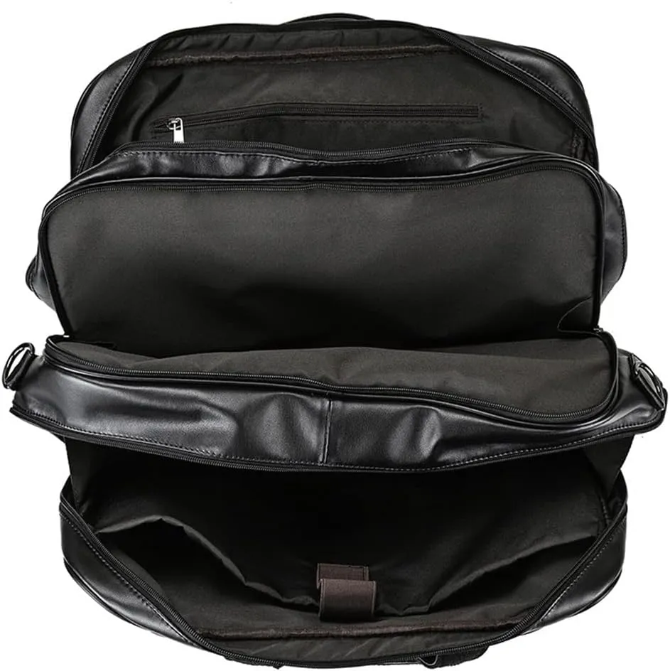 Business Leather Men's Handbag Commuter Business Trip Briefcase Computer Bag Shoulder Crossbody Bag