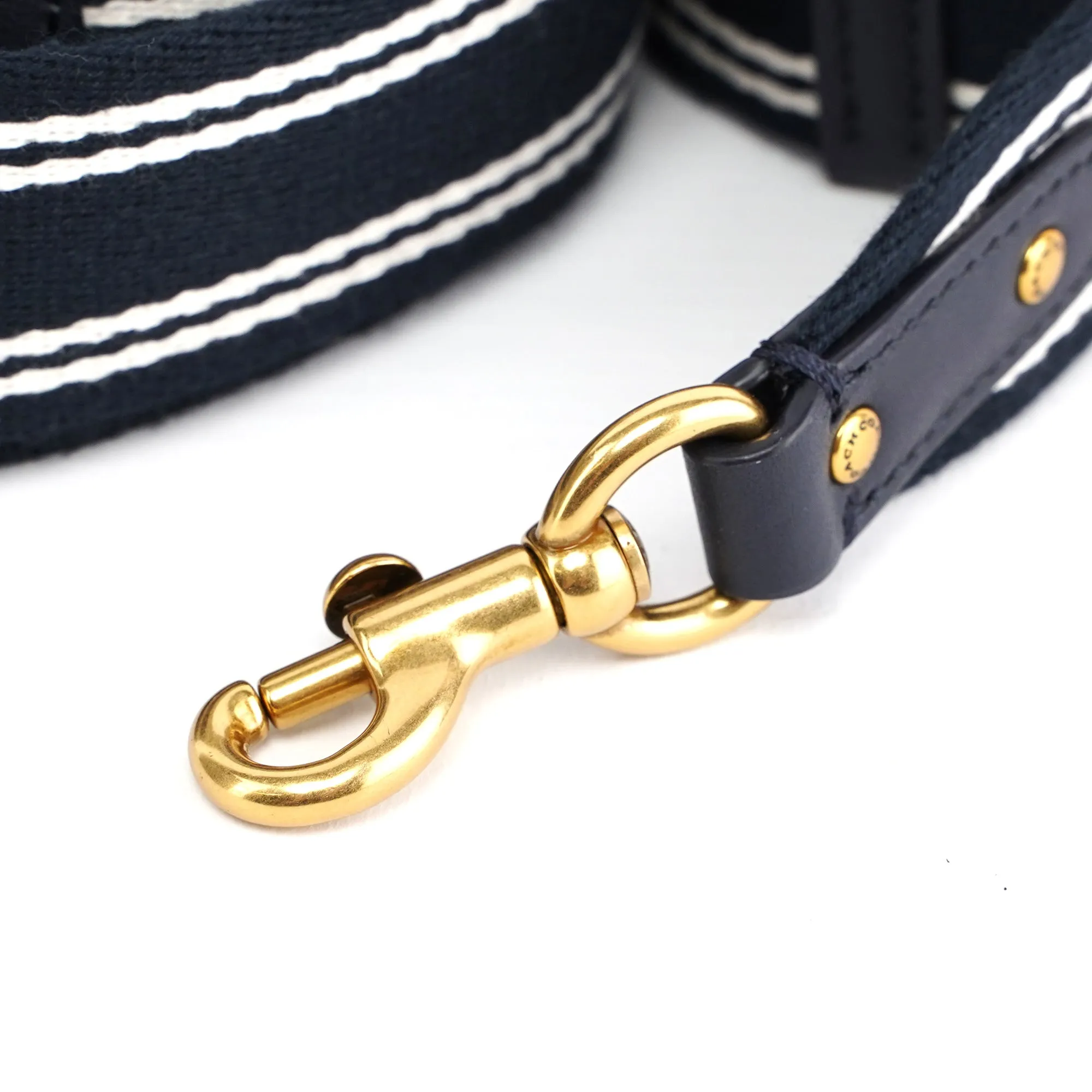 C3853 Beige Navy Signature C Bucket 2-Way Bag
