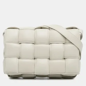 Calfskin Intrecciato Padded Cassette Crossbody