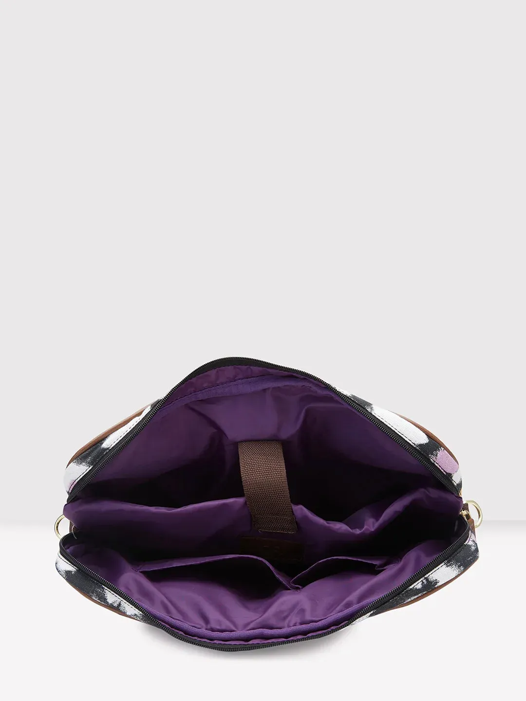 Caprese Enora Large Black Laptop Bag