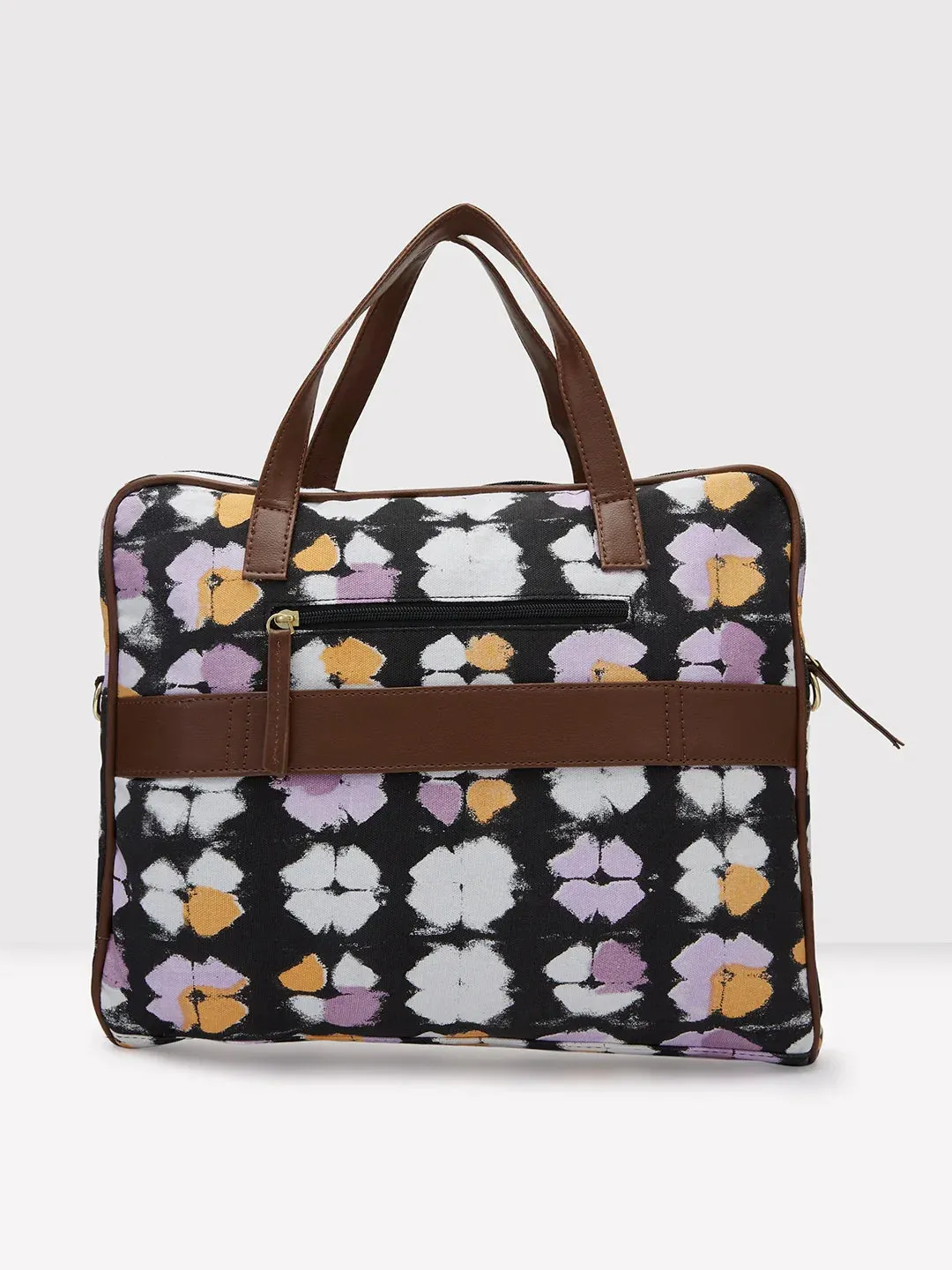 Caprese Enora Large Black Laptop Bag