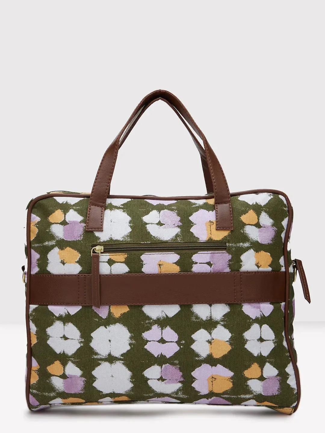 Caprese Enora Large Olive Laptop Bag