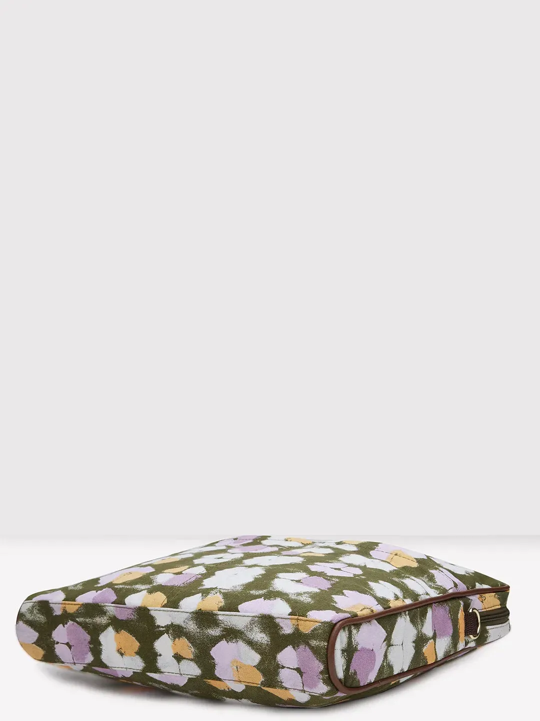 Caprese Enora Large Olive Laptop Bag