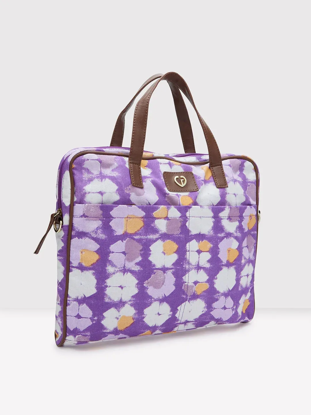 Caprese Enora Large Purple Laptop Bag