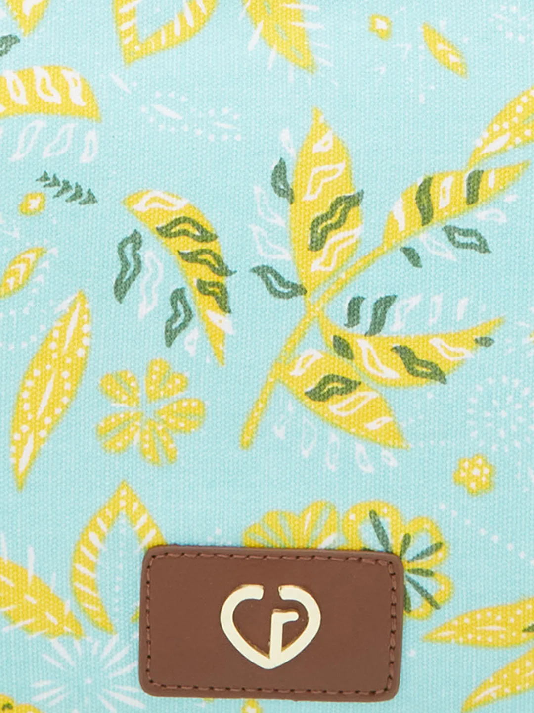 Caprese Hazel Large Aqua Sling Bag
