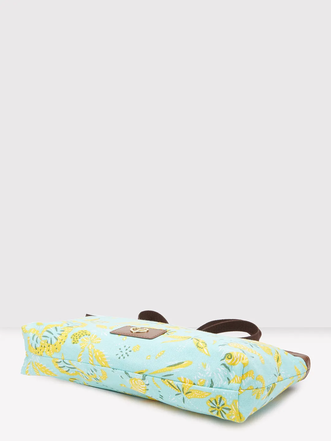 Caprese Hazel Large Aqua Sling Bag