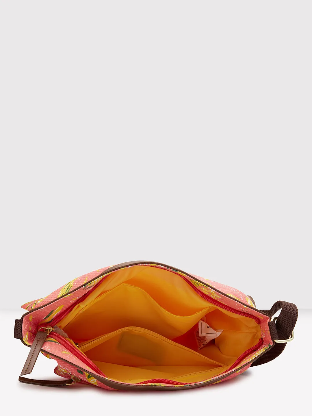 Caprese Hazel Large Coral Sling Bag