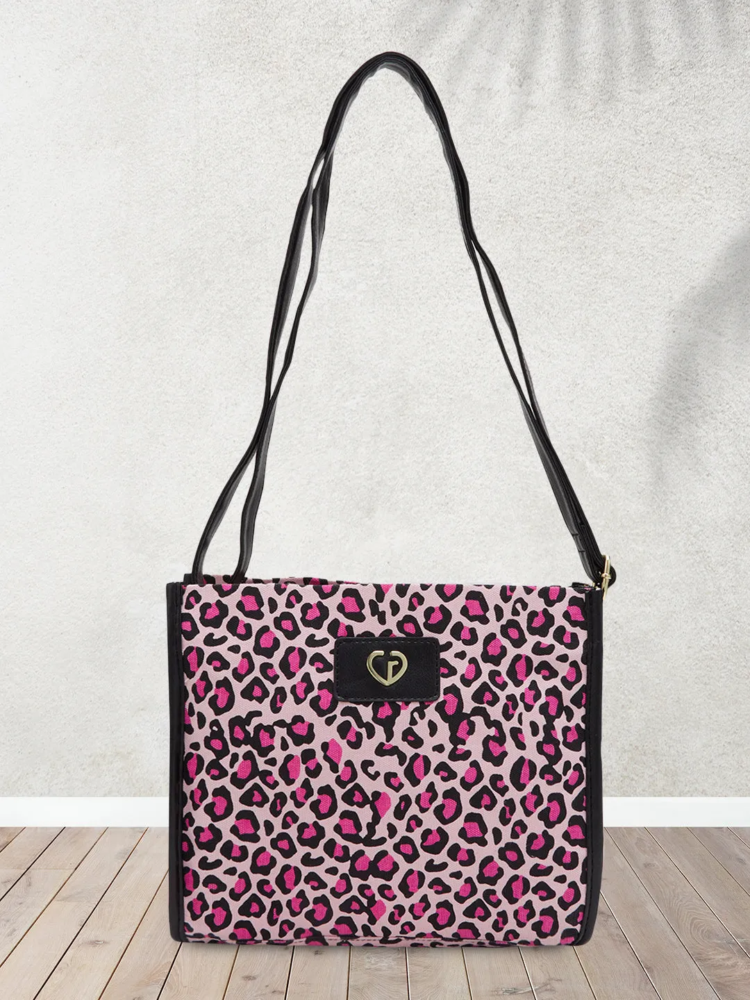 Caprese Karel Medium Fuschia Sling Bag