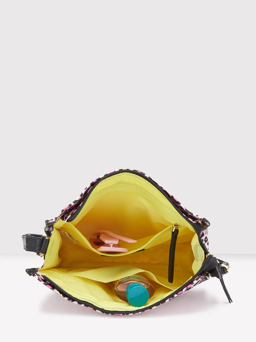 Caprese Karel Medium Fuschia Sling Bag