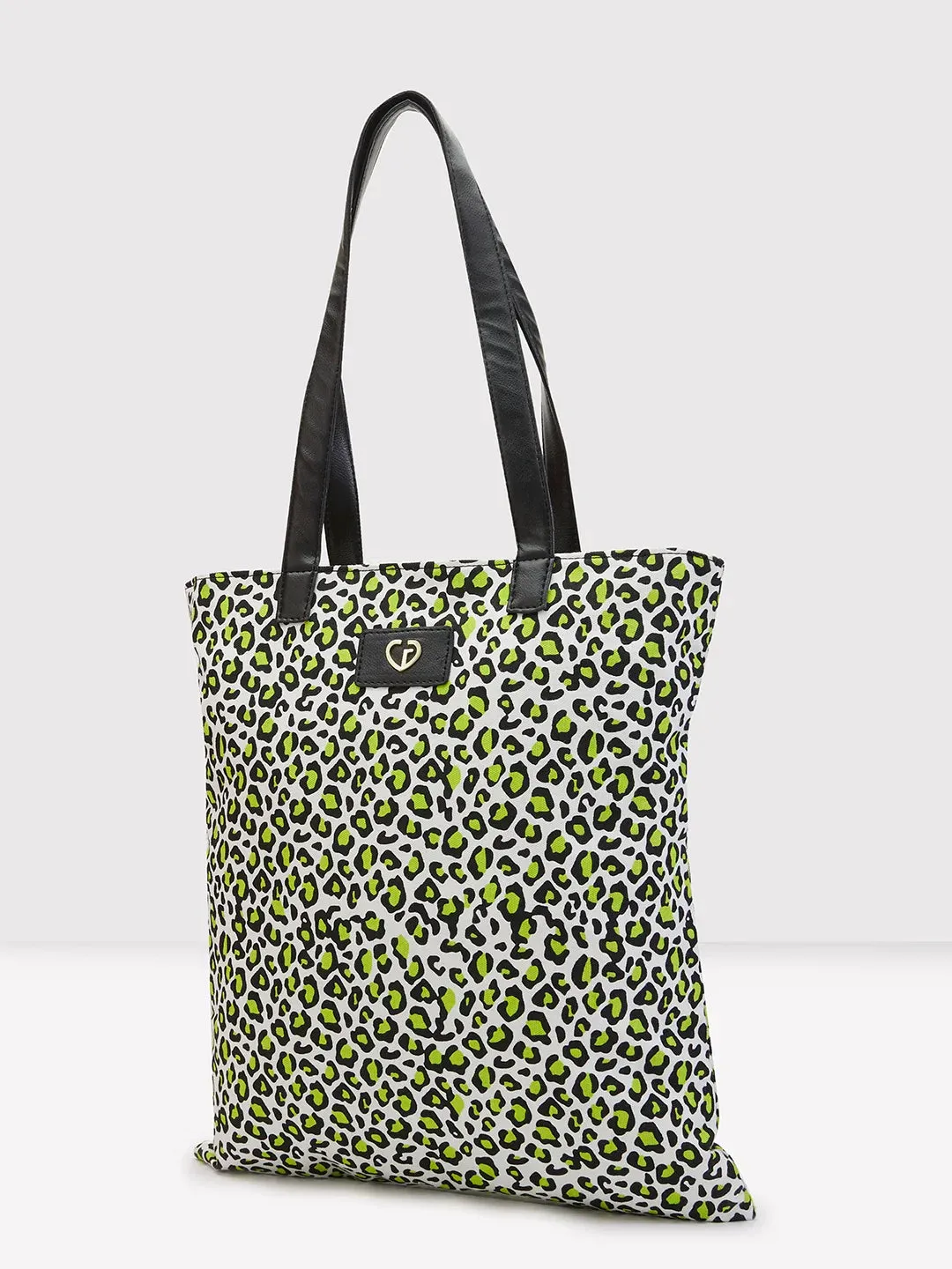 Caprese Karel Medium Lime Green Tote Bag