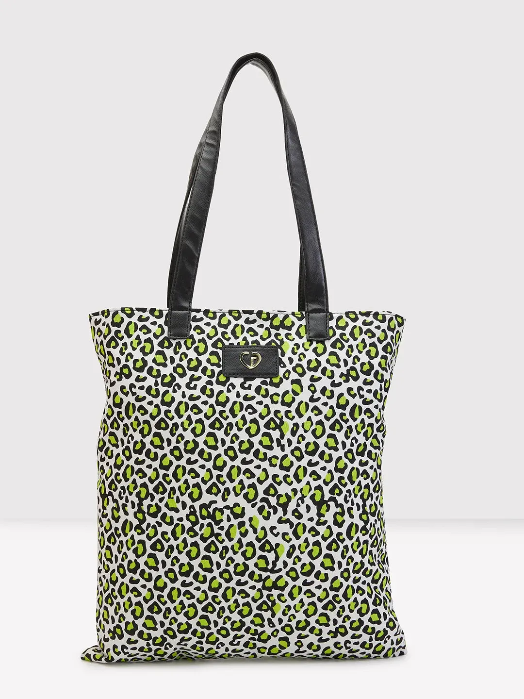 Caprese Karel Medium Lime Green Tote Bag