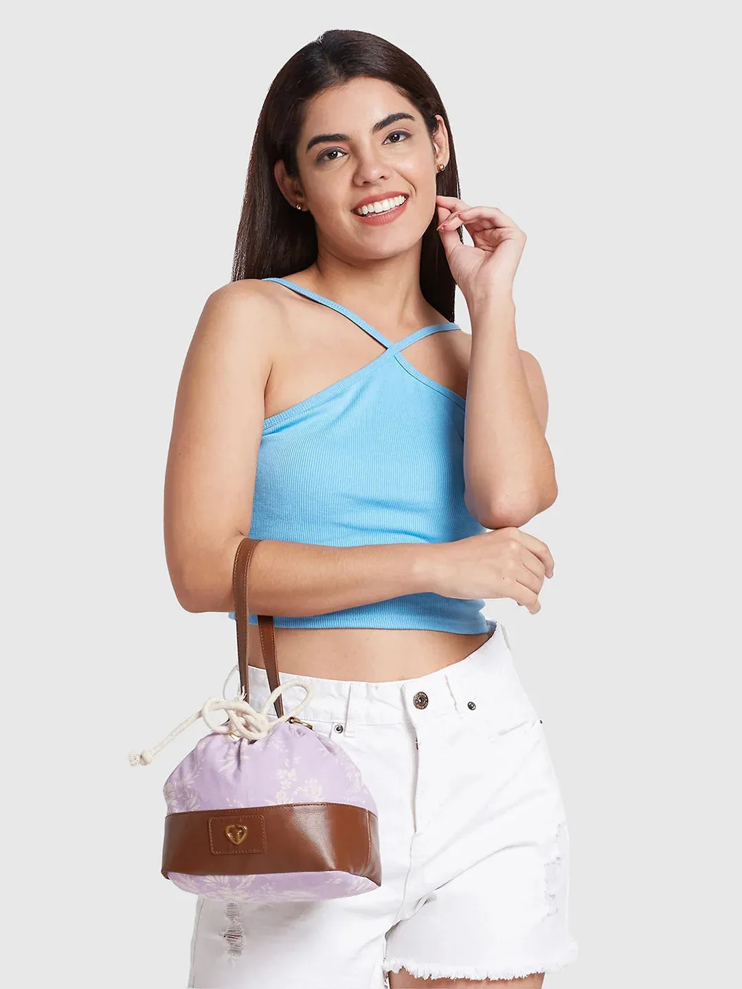 Caprese Kendall Large Lilac Sling Bag