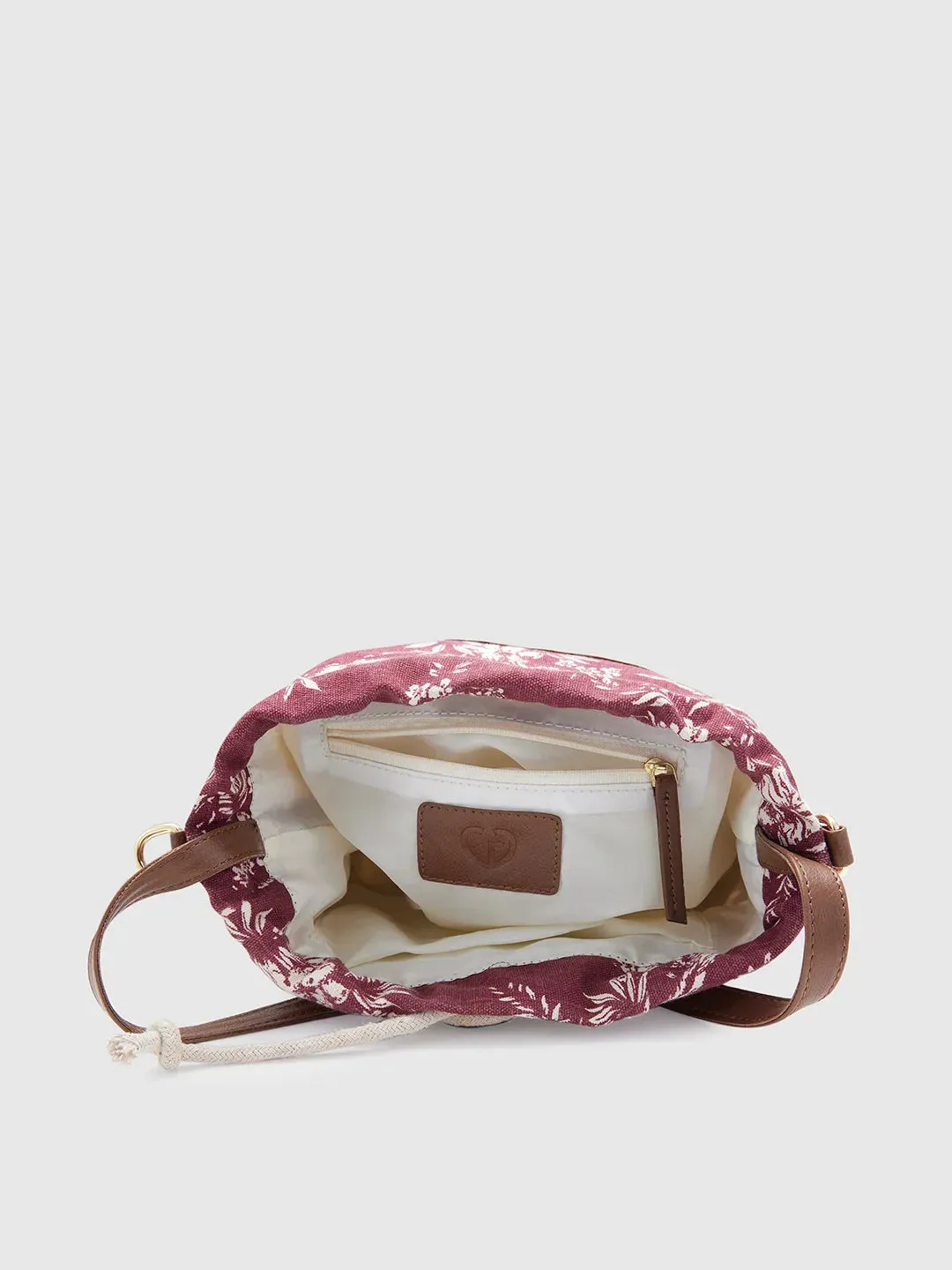 Caprese Kendall Large Maroon Sling Bag
