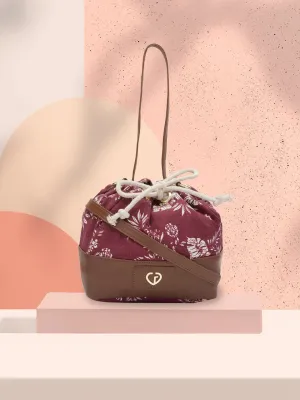 Caprese Kendall Large Maroon Sling Bag