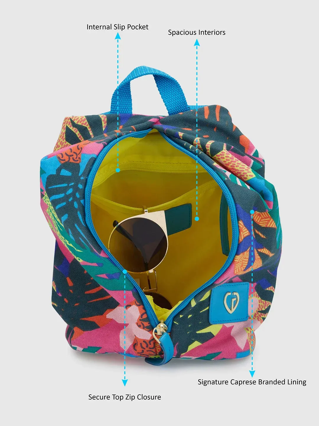 Caprese Octavia Small Fuchsia Backpack