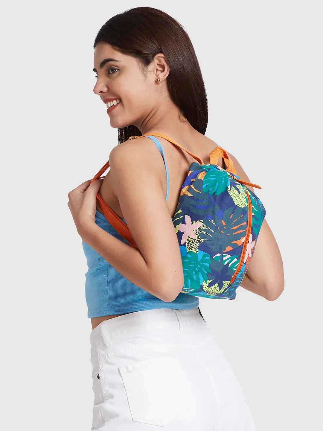 Caprese Octavia Small Indigo Backpack
