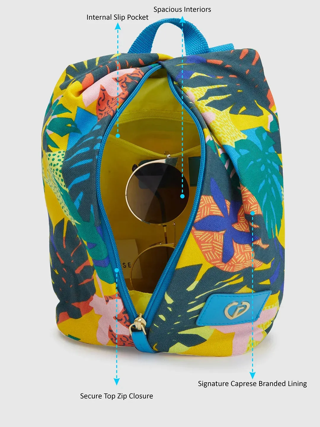 Caprese Octavia Small Ochre Backpack